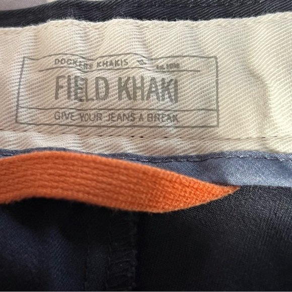 Men’s Docker Field Khaki Pants - Blue - Picture 9 of 10